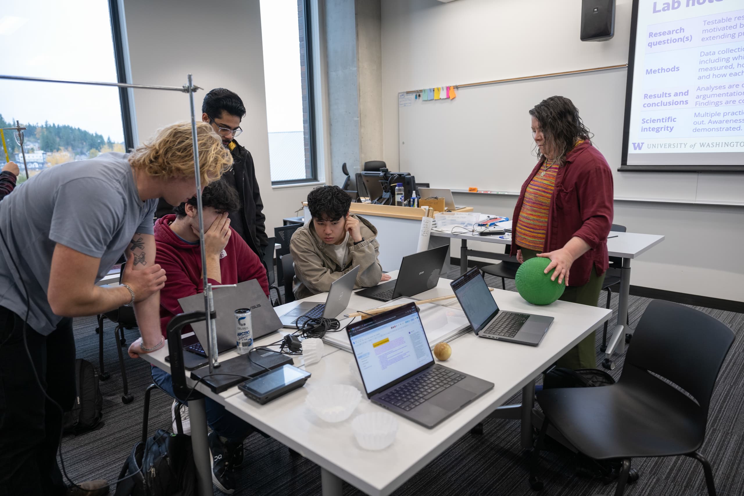 Physics Lab Exchange team collaborating at a workshop